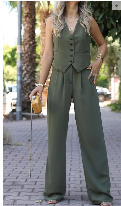 Charlotte | Modern And Versatile Pantsuit Two Piece Set