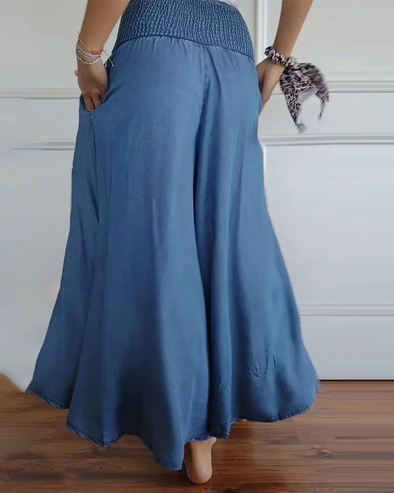 Charlotte | Classic And Refined Cotton Wide Leg Pants