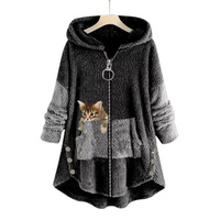 Audrey | Luxuriously Soft Plush Hooded Sweater