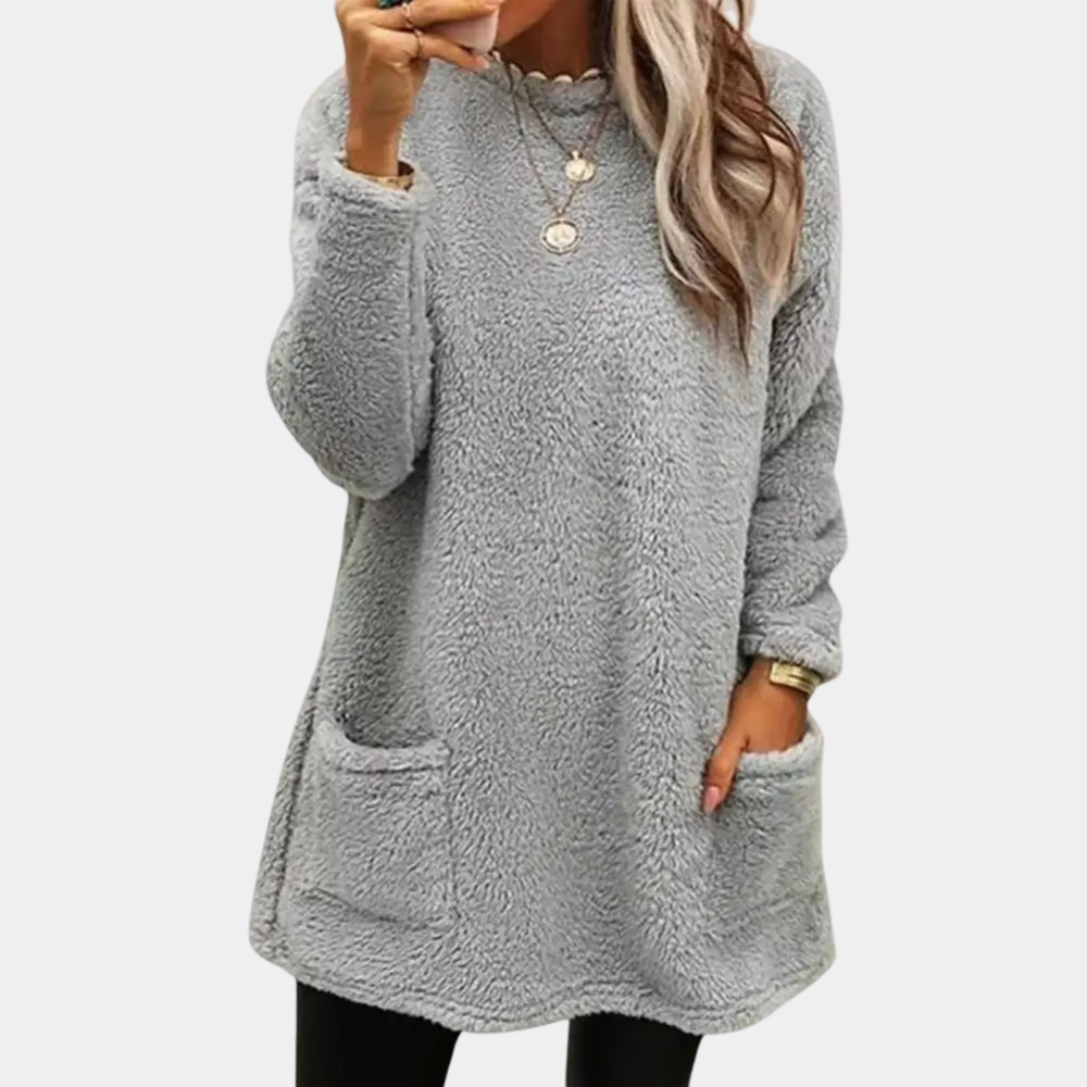 Brooklyn | Cozy Pocket Detail Everyday Sweatshirt