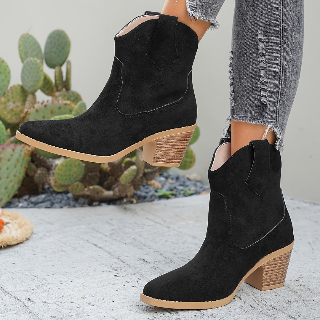 Renata | Modern Western Chelsea Ankle Boots
