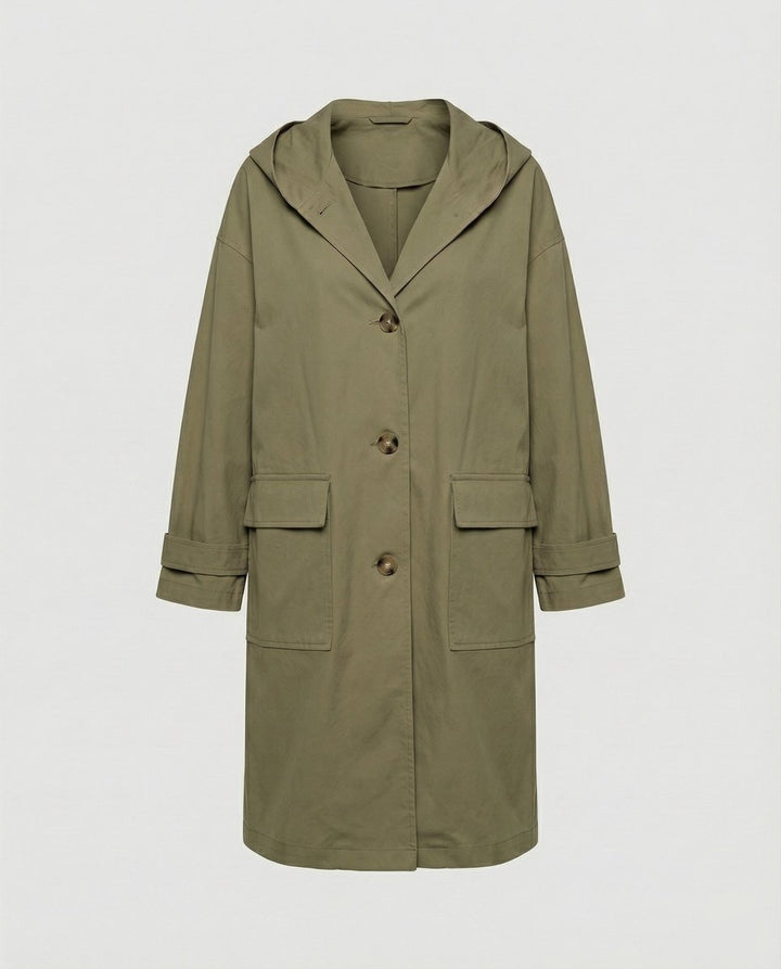 Ines | Classic Long Waterproof Trench Coat