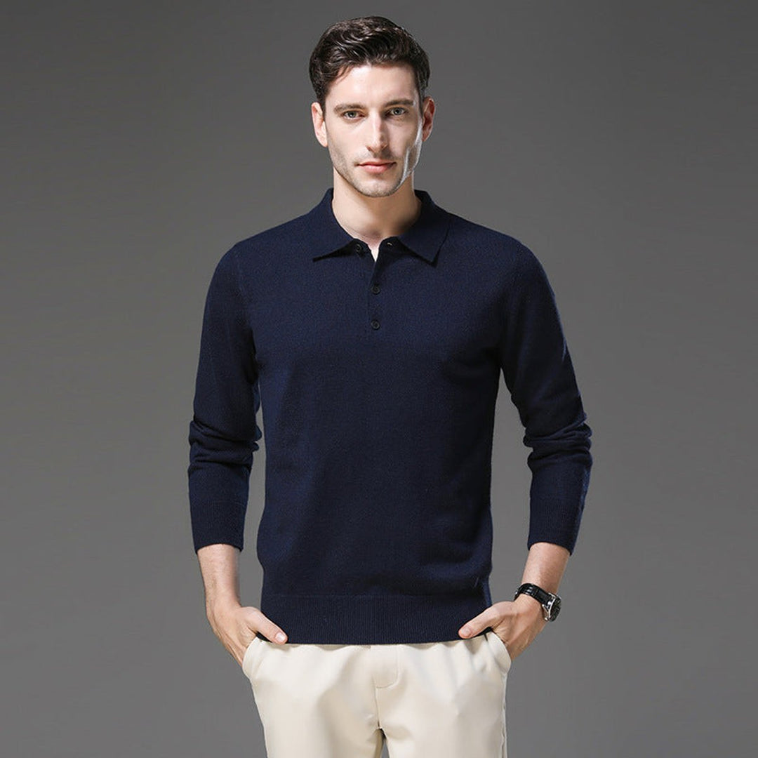 Sebastian | Knitted Sweater – Luxurious Cashmere Style for Men