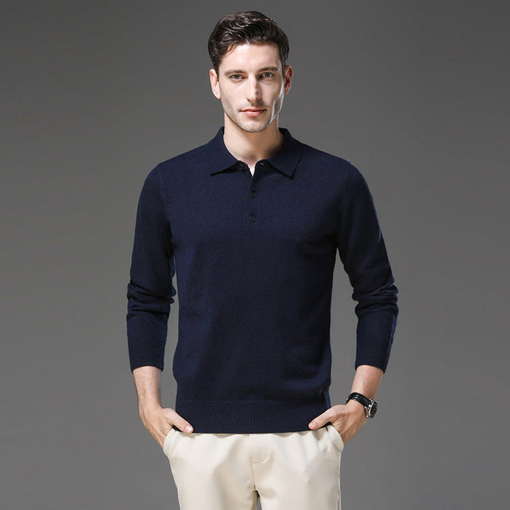 Sebastian | Knitted Sweater – Luxurious Cashmere Style for Men