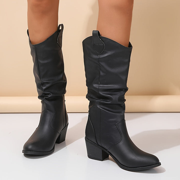Eleanor | Vintage-Inspired Wide-Calf Cowboy Boots