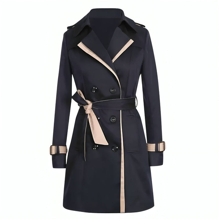 Genevieve | Refined Belted Longline Trench Coat