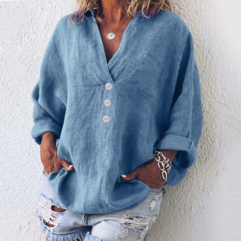 Lucia | Sweaters – Stylish Cotton-Linen Blend for Women