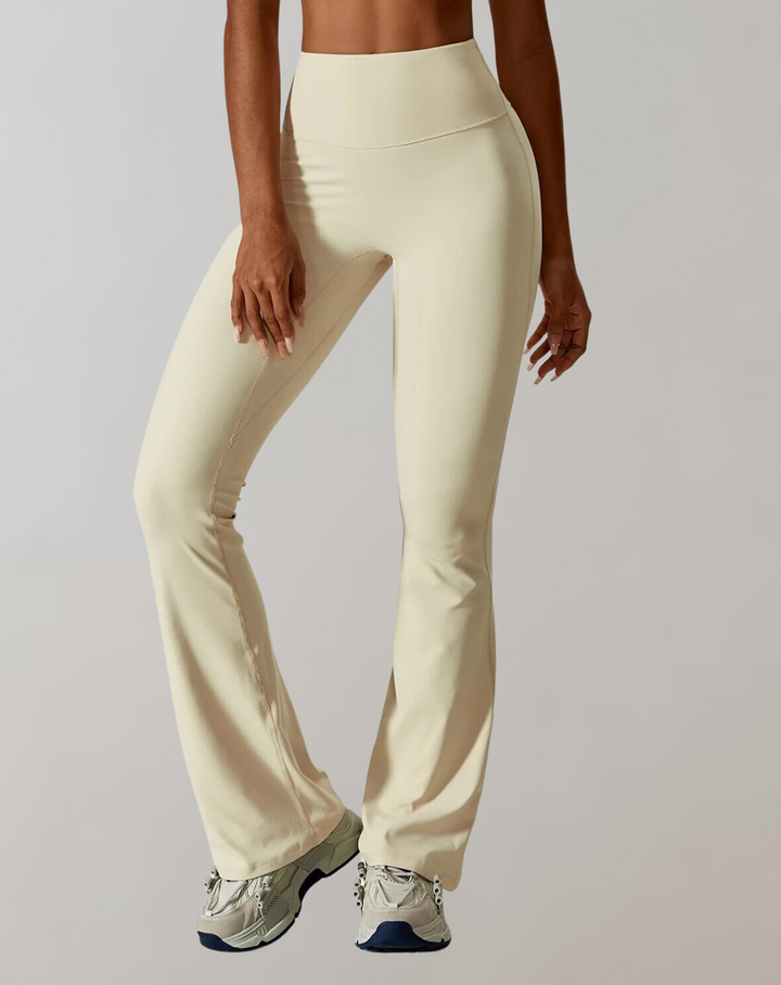 Evelyn | Chic High-Waist Wide Leg Yoga Pants