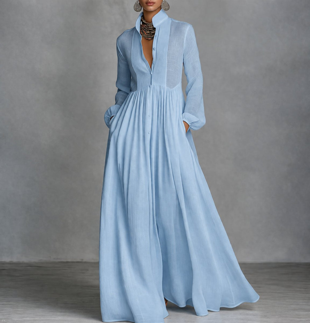Elena | Versatile Elegance Long-Sleeved Maxi Dress