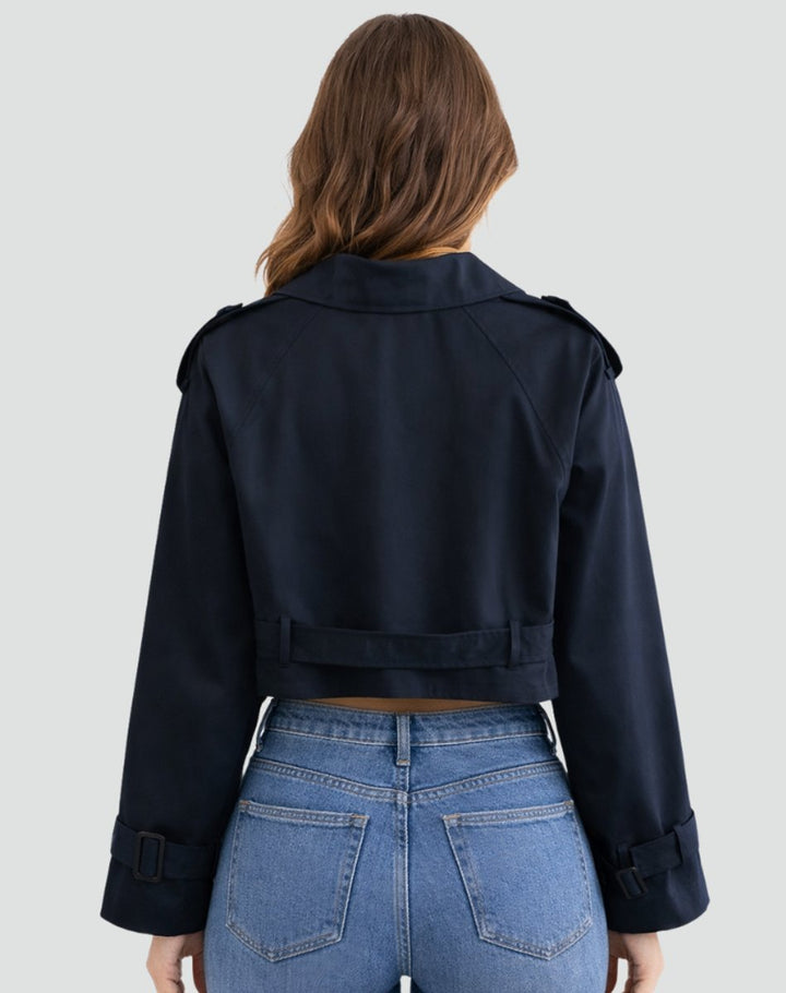 Emma | Short Tailored Trench Coat