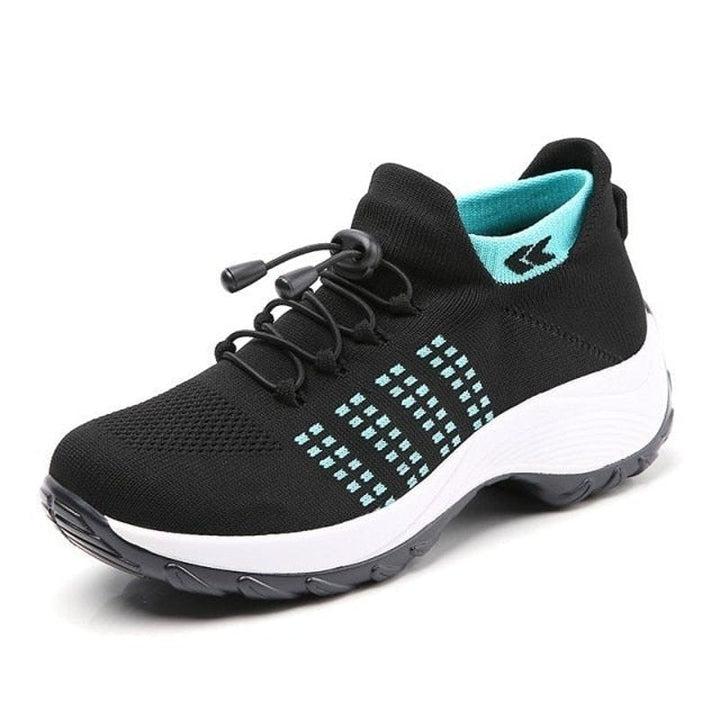 Isabella | Orthopedic Cushioned Platform Lace-Up Sneakers