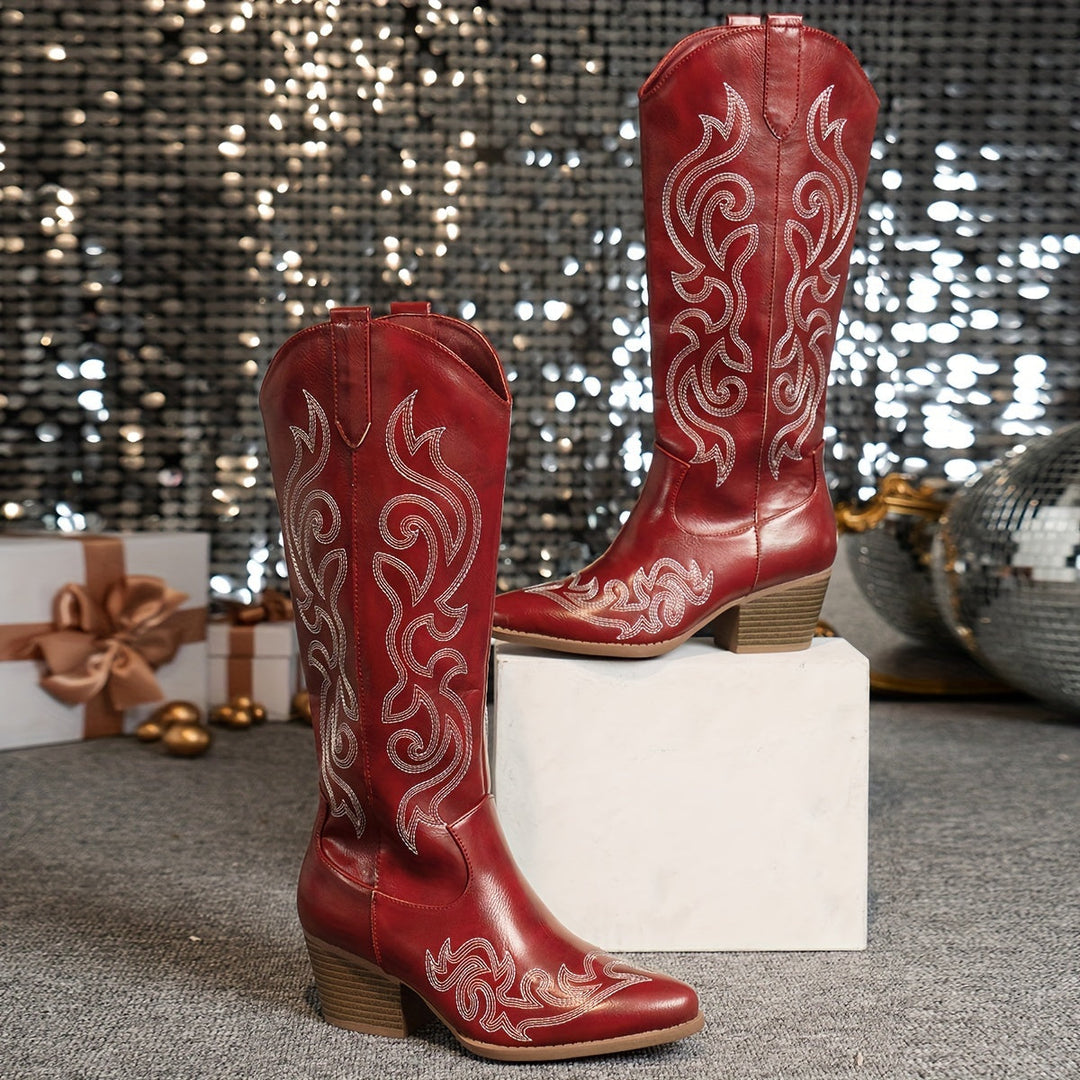 Ellie | Modern Wide-Calf Cowboy Boots