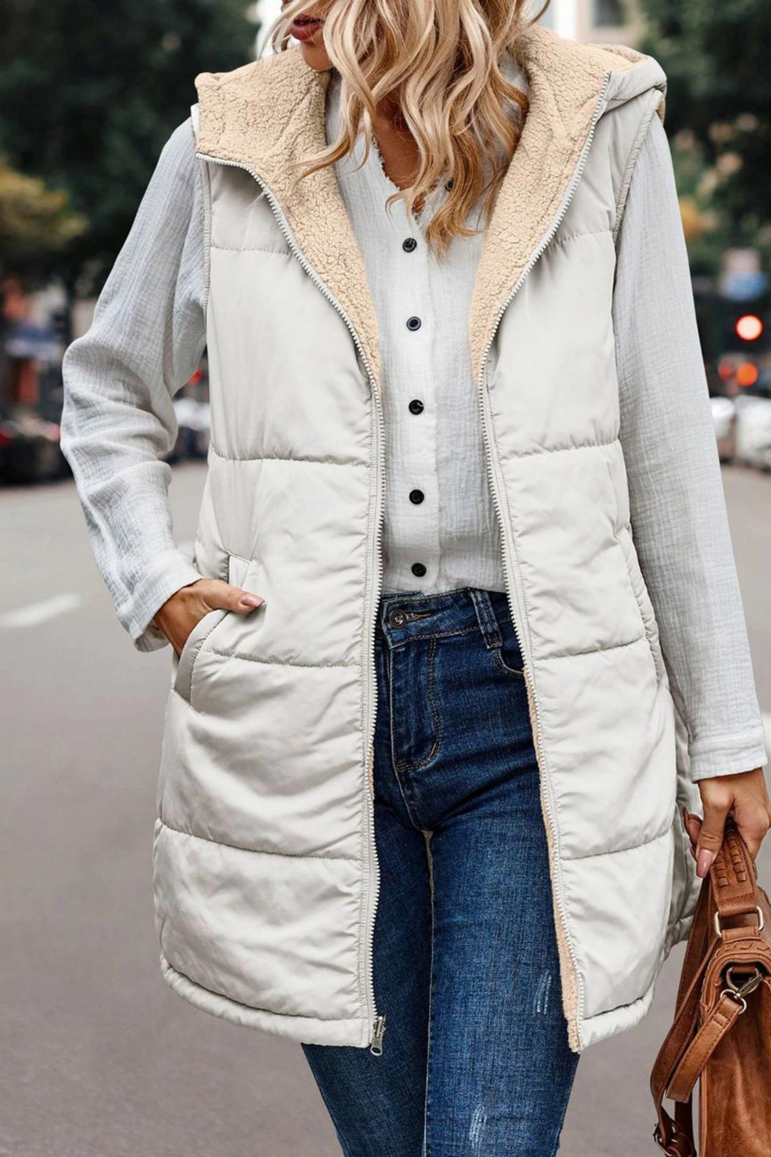 Nadine | Casual And Versatile Hooded Layering Vest
