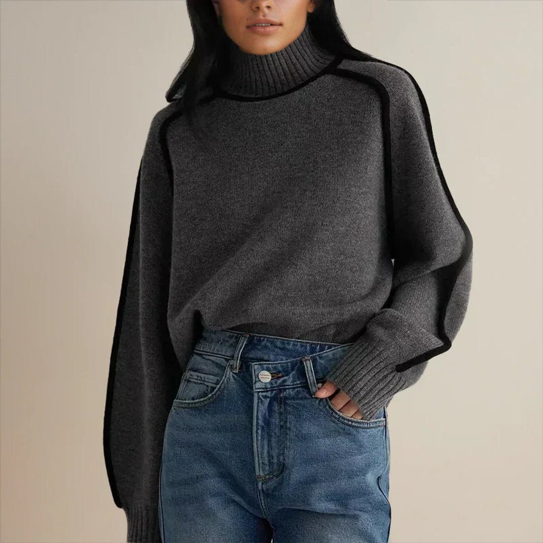 Sophie | Turtleneck Sweater – Elegant Oversized Style for Women