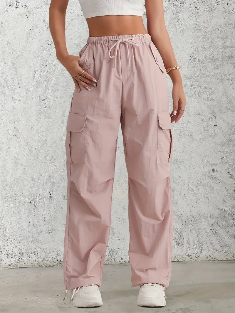 Sophia | Pantaloni cargo eleganti e funzionali con vita elasticizzata