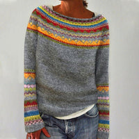 Ruby | Retro-Inspired Colorful Knit Sweater