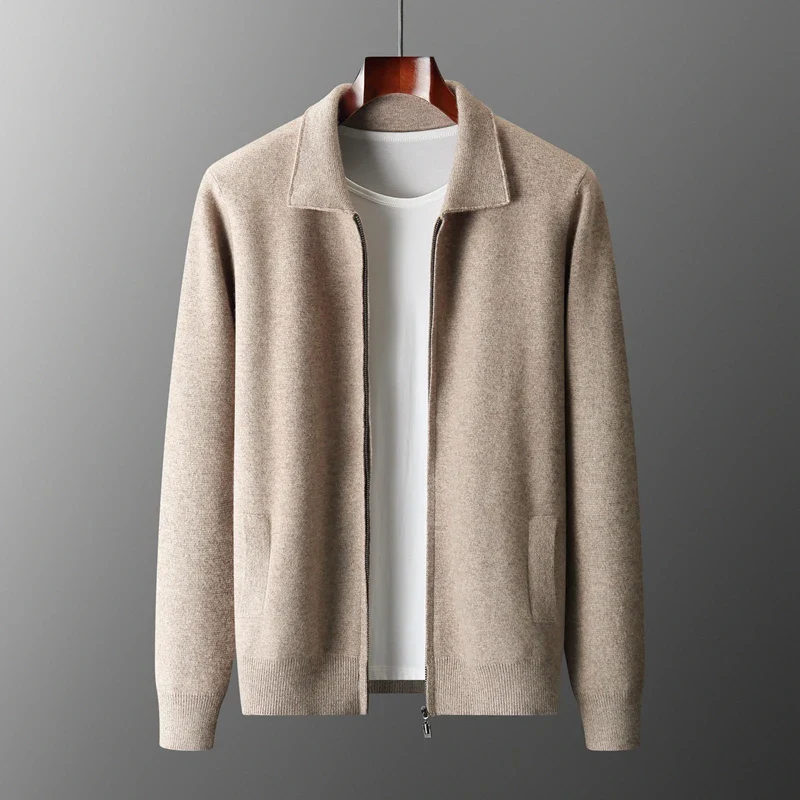 Liam | Modern And Versatile Full-Zip Knit Cardigan