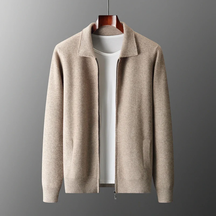 Liam | Modern And Versatile Full-Zip Knit Cardigan