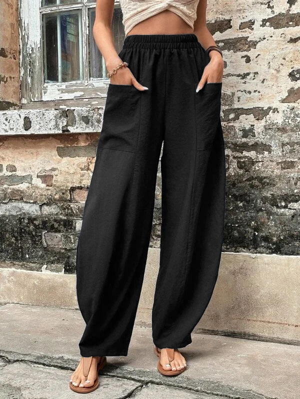 Lily | Pantaloni palazzo ampi, eleganti e leggeri