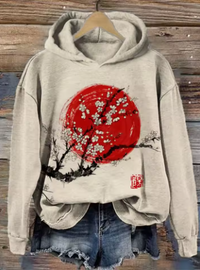 Tia | Scandinavian-Inspired Jacquard Knit Hoodie