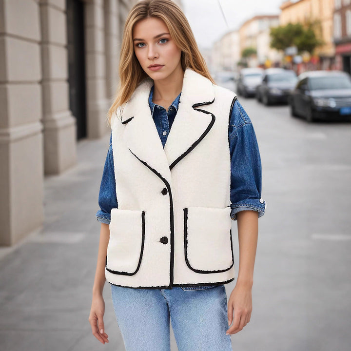 Sophia | Elegant And Cozy Boucle Layering Vest