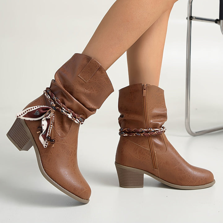 Emily | Relaxed And Stylish Slouch Ankle Boots For Everyday Wear