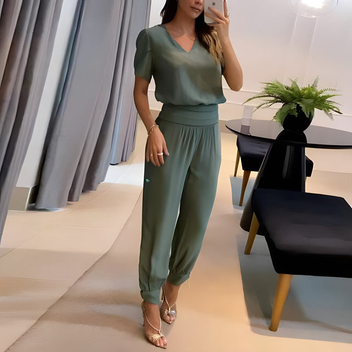 Olivia | Chic And Versatile Blouse And Pants Two Piece Set