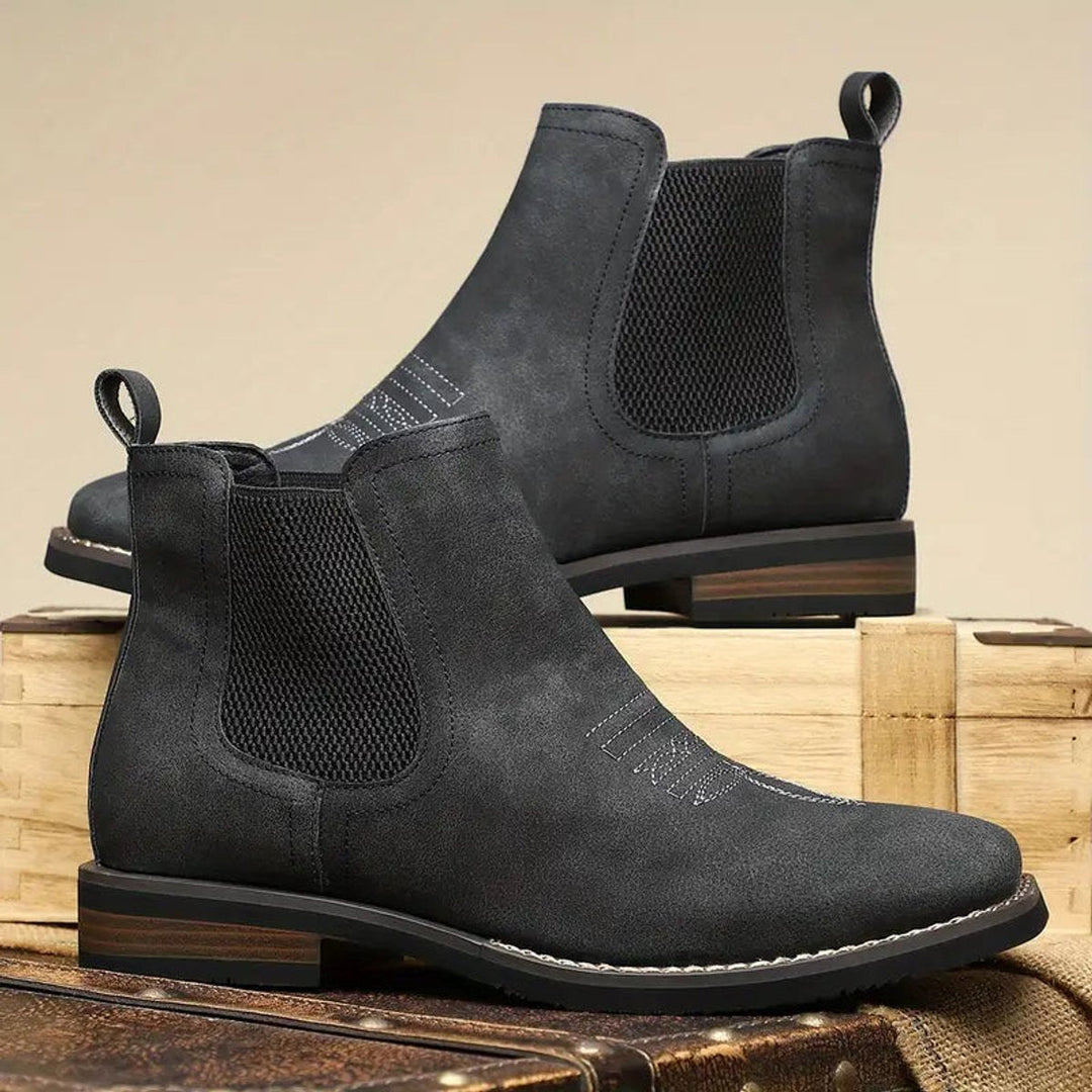 Benjamin | Classic Orthopedic Leather Chelsea Men Boots