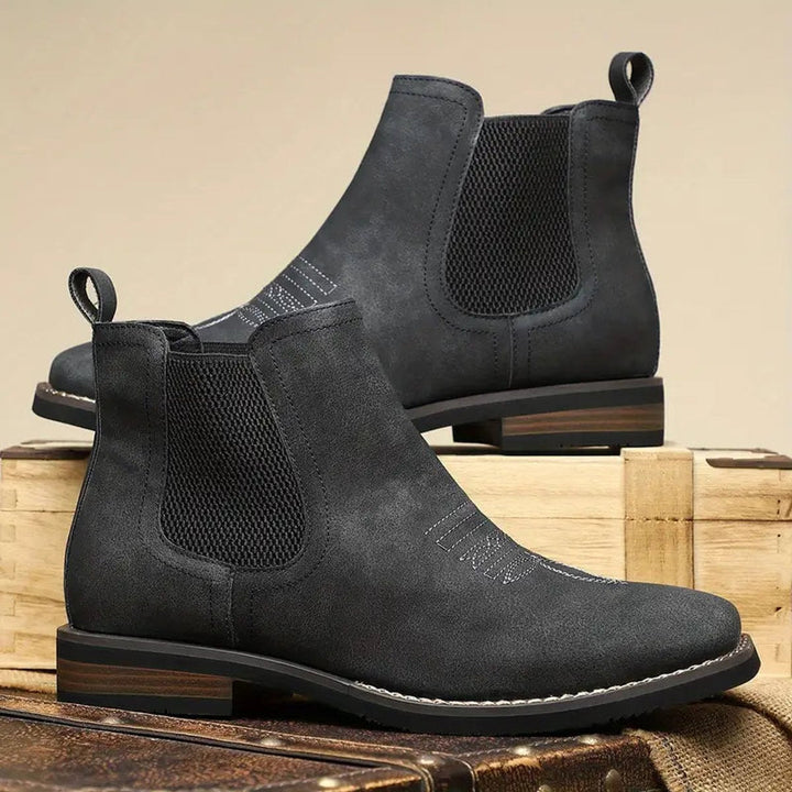 Benjamin | Classic Orthopedic Leather Chelsea Men Boots