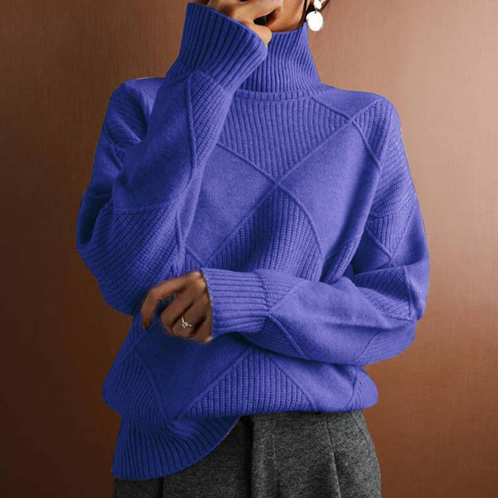 Greta | Turtleneck Sweater – Casual Knit Design for Women