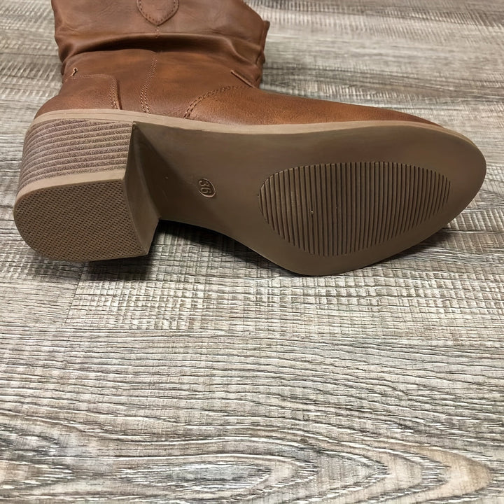 Eleanor | Vintage-Inspired Wide-Calf Cowboy Boots