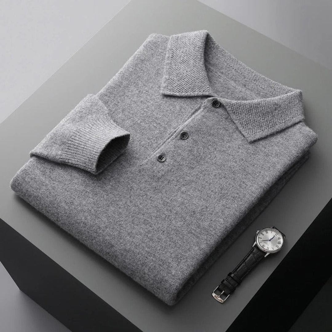 Sebastian | Knitted Sweater – Luxurious Cashmere Style for Men