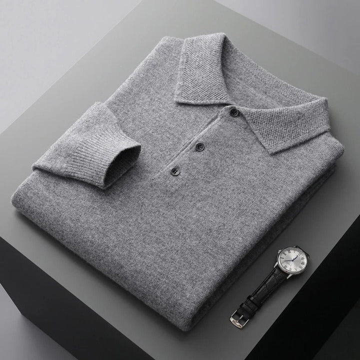 Sebastian | Knitted Sweater – Luxurious Cashmere Style for Men