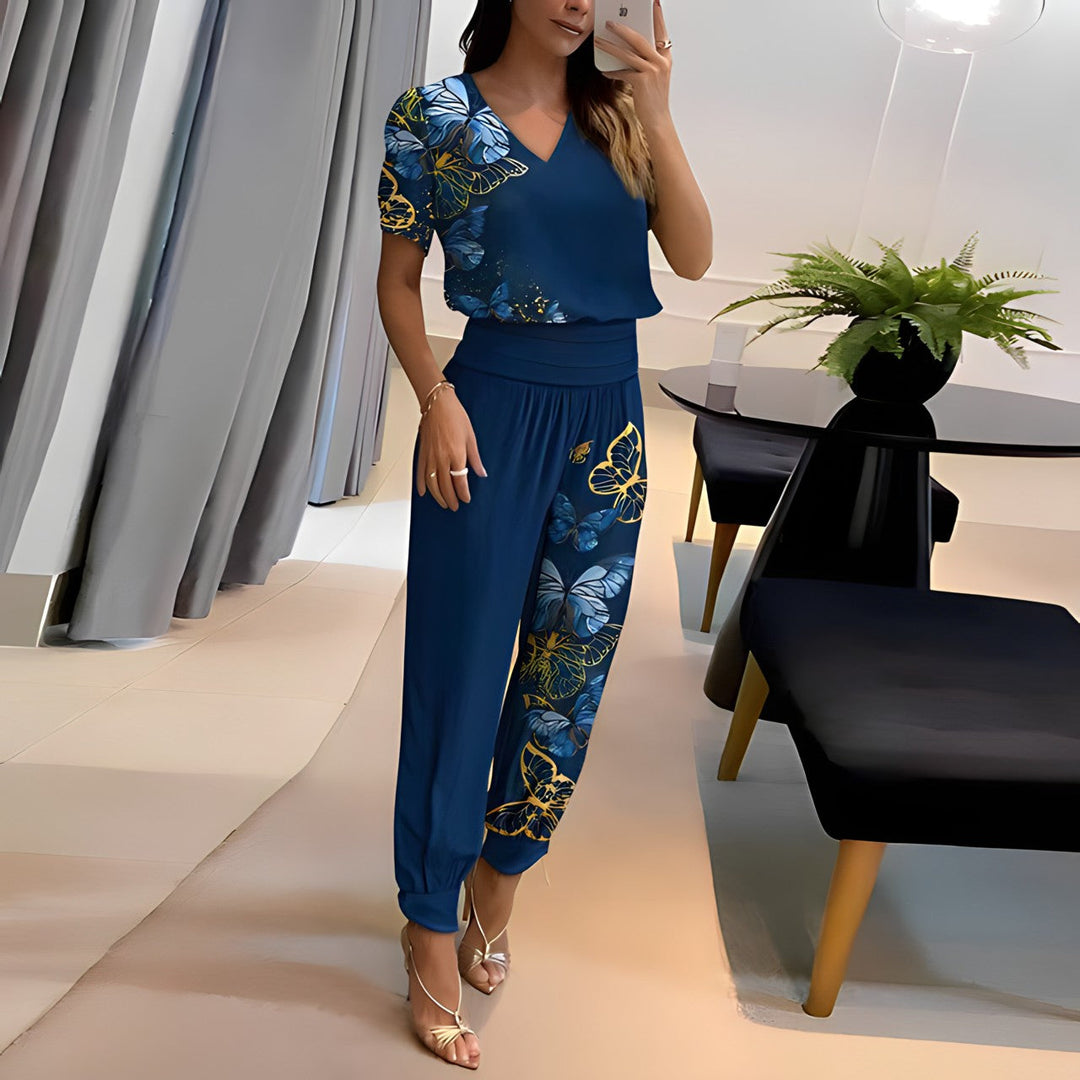 Olivia | Chic And Versatile Blouse And Pants Two Piece Set