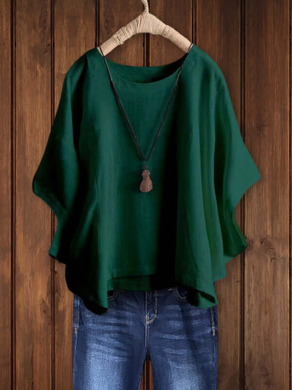 Bella | Relaxed Dolman Sleeve Everyday Tunic Top
