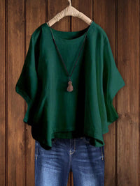 Bella | Relaxed Dolman Sleeve Everyday Tunic Top