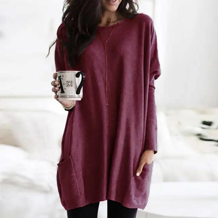 Sandra | Cozy And Chic Oversized Pocket Tunic Sweater