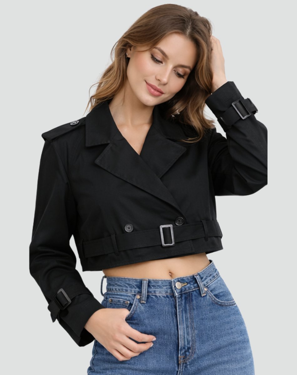 Emma | Short Tailored Trench Coat