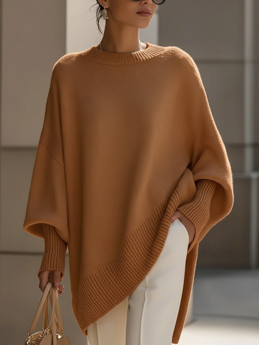Charlotte | Oversized Sweater – Stylish Batwing Design for Women