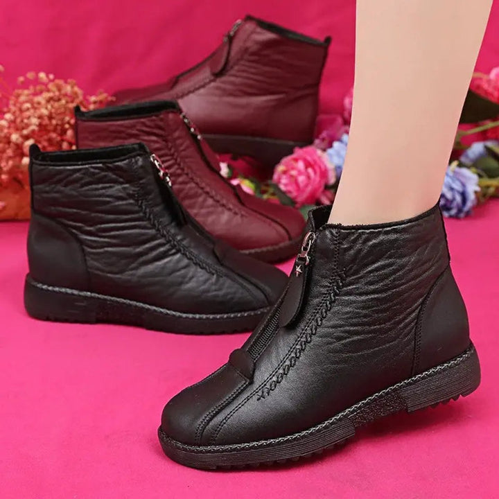 Hazel | Cozy Fleece-Lined Winter Ankle Boots