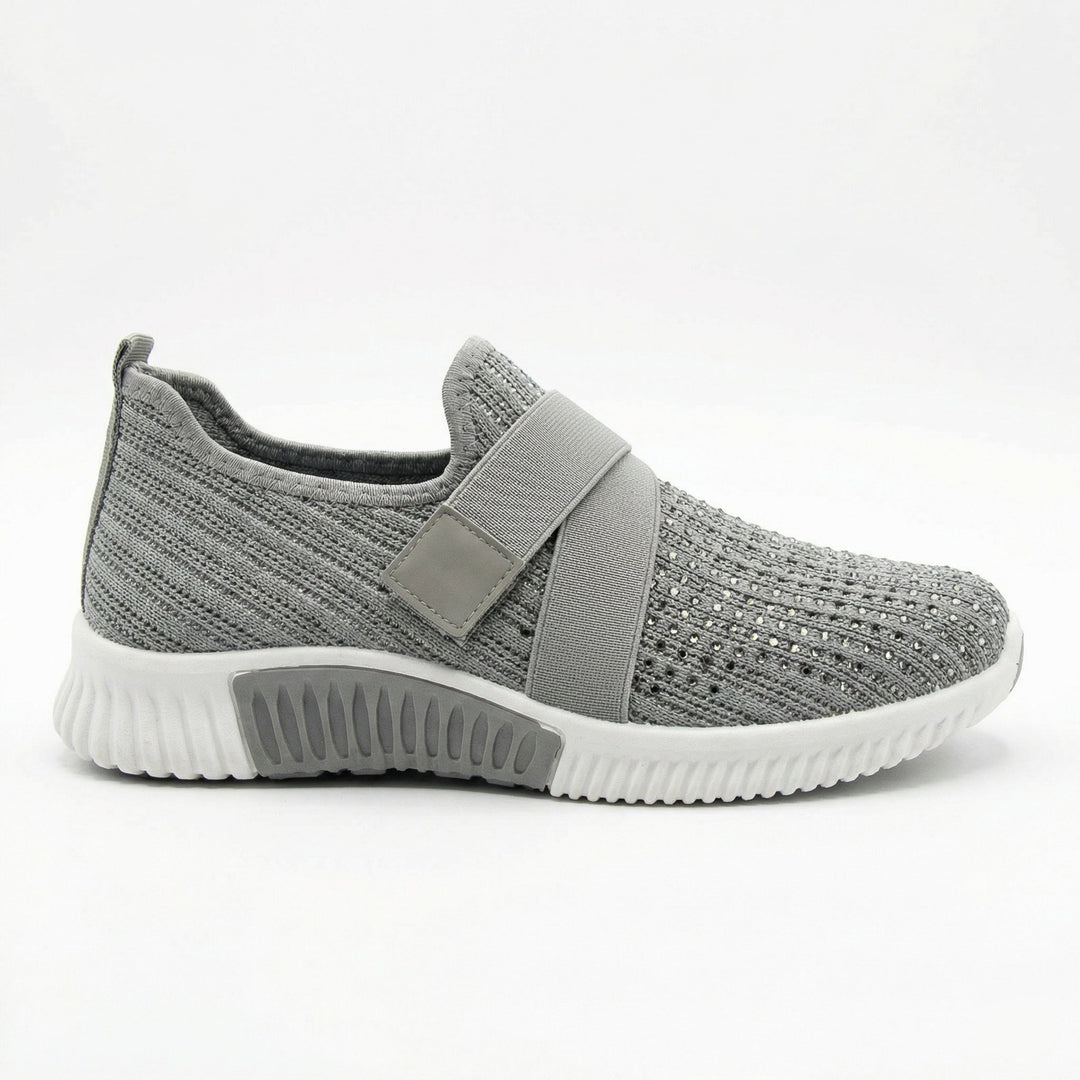 Hannah | Sneakers ortopediche slip-on regolabili con cinturino