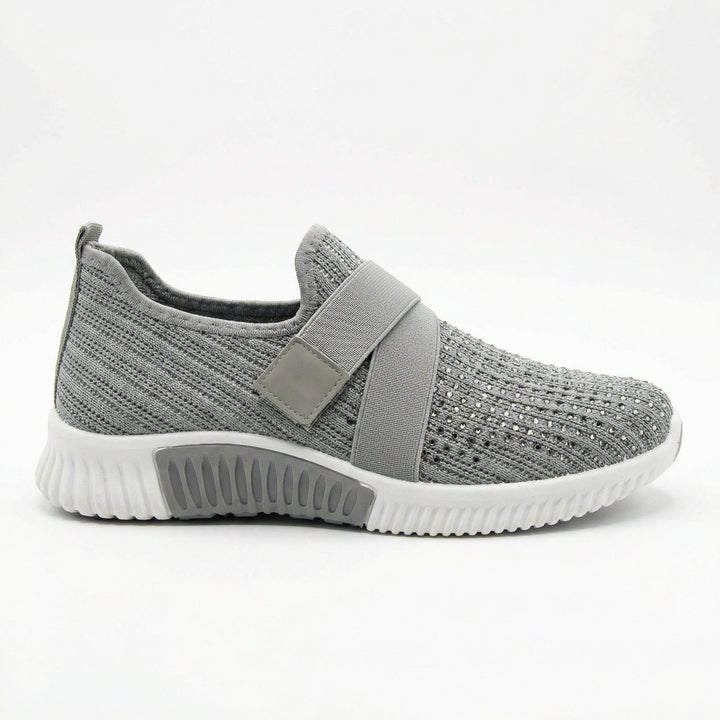 Hannah | Sneakers ortopediche slip-on regolabili con cinturino