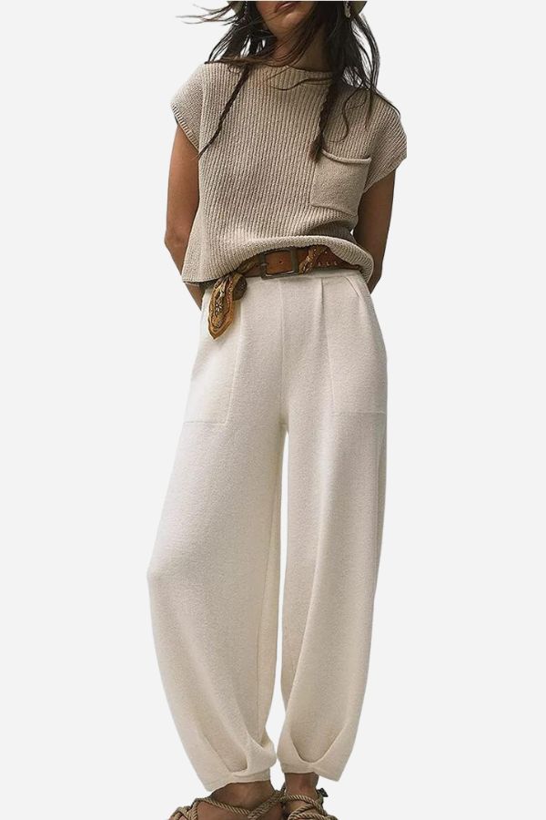 Katrin | Completo elegante e confortevole di due pezzi in maglia