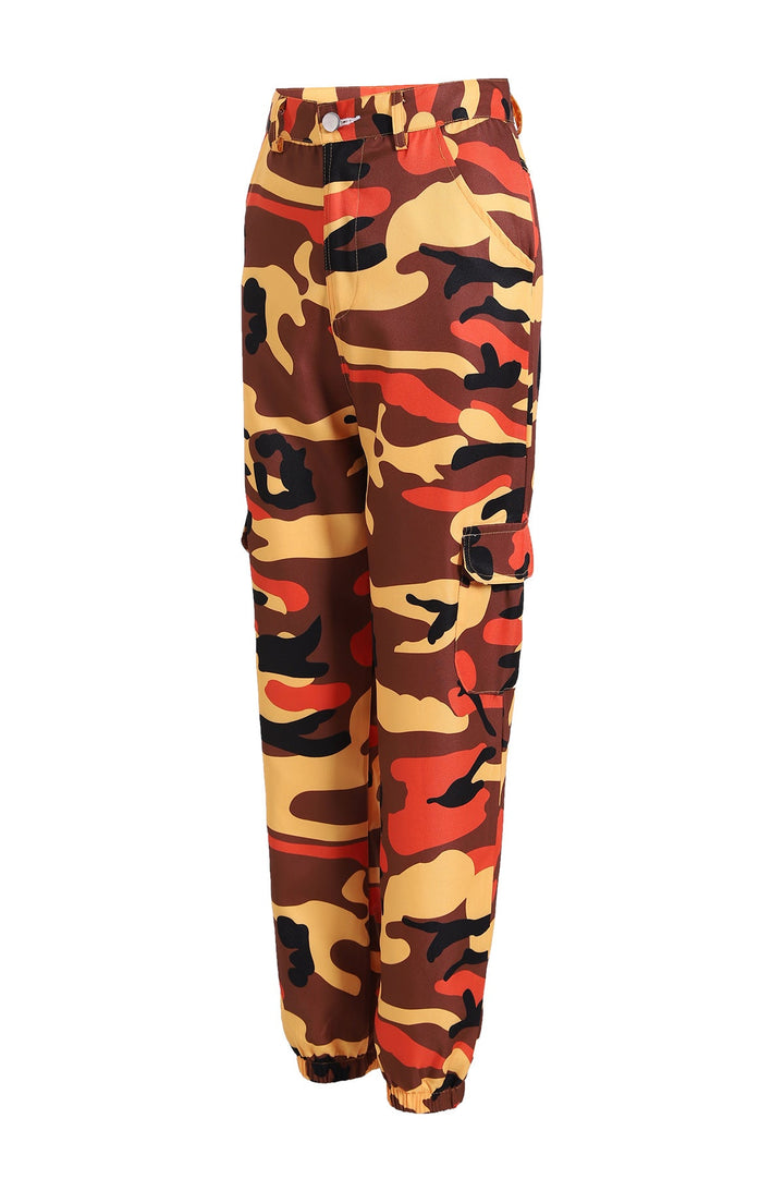 Anna | Bold And Trendy Camouflage Cargo Pants