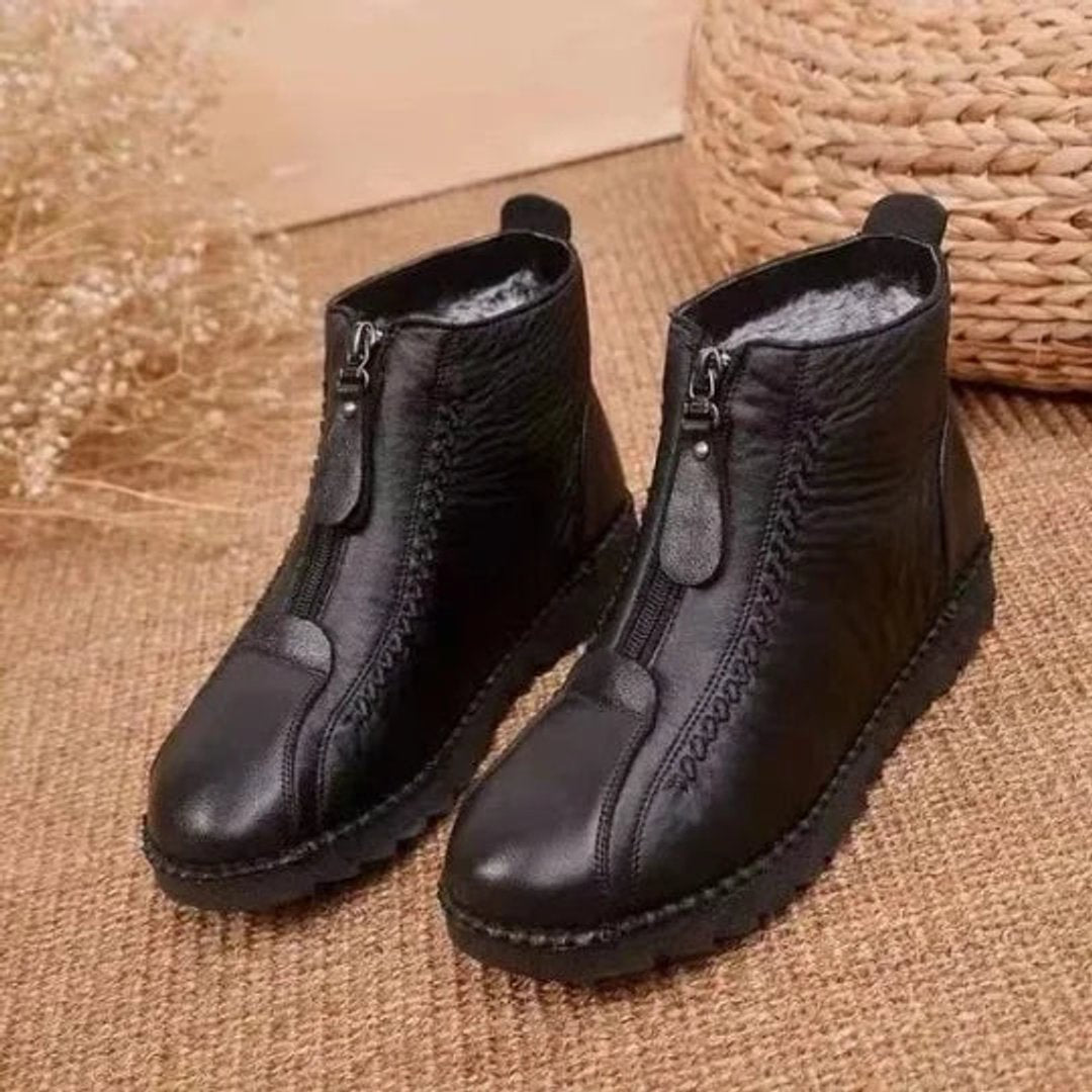 Hazel | Cozy Fleece-Lined Winter Ankle Boots