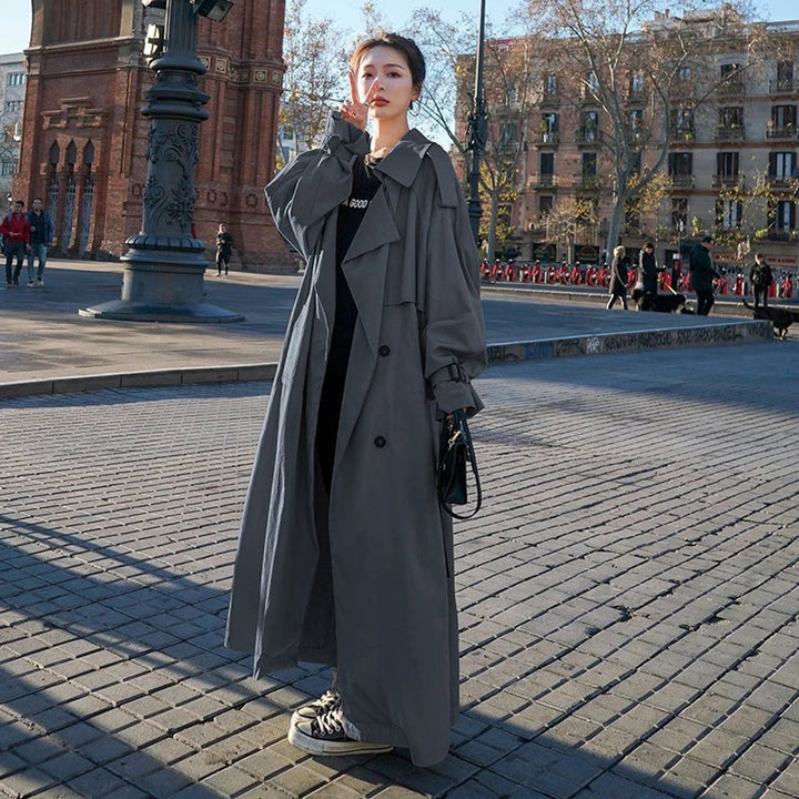 Sophia | Übergroßer und langer Trenchcoat