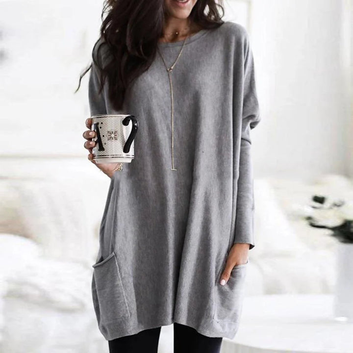 Sandra | Cozy And Chic Oversized Pocket Tunic Sweater