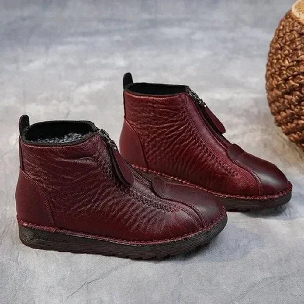 Hazel | Cozy Fleece-Lined Winter Ankle Boots