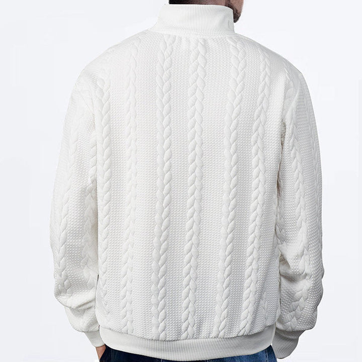 Andreas | Knit Sweater – Stylish Quarter-Zip Design for Men