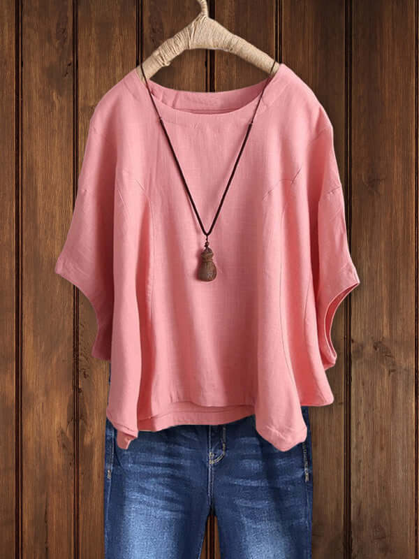 Bella | Relaxed Dolman Sleeve Everyday Tunic Top